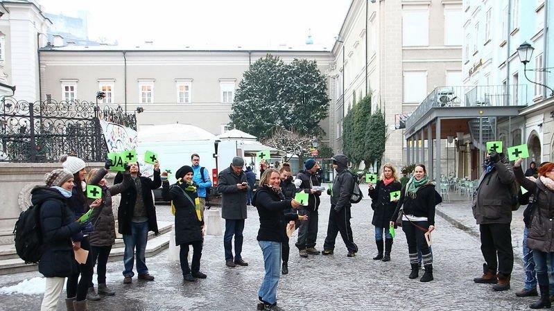 Synbiose-Flashmob am Alten Markt
