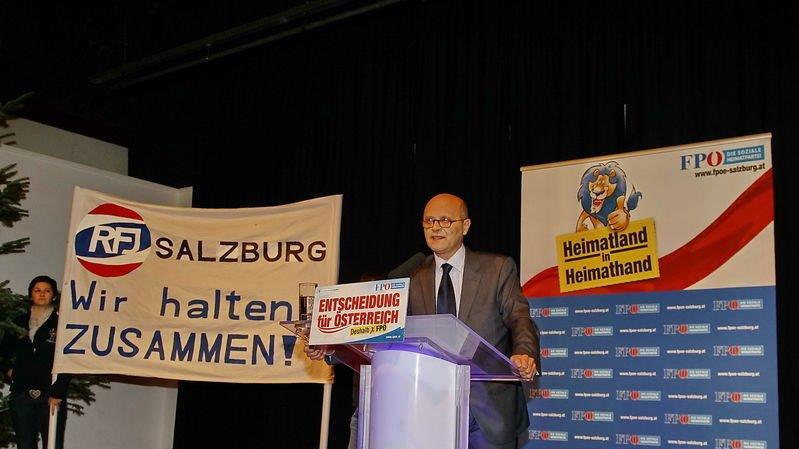 H.C. Strache im Stiegl-Keller