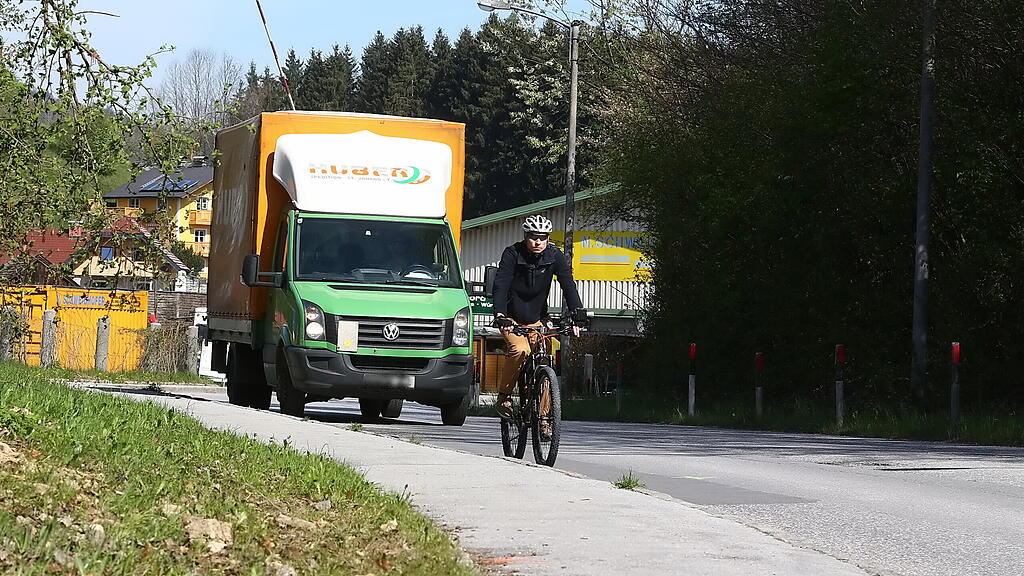 Abstandmessungen, Radfahrer