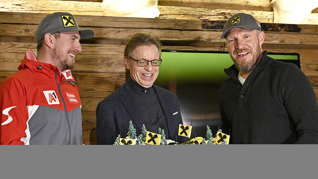 Marcel Hirscher, Hermann Maier, Kitzbühel