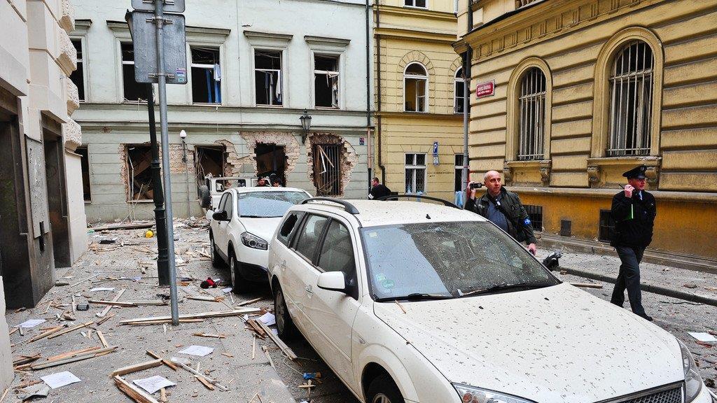 Schwere Explosion in Prag