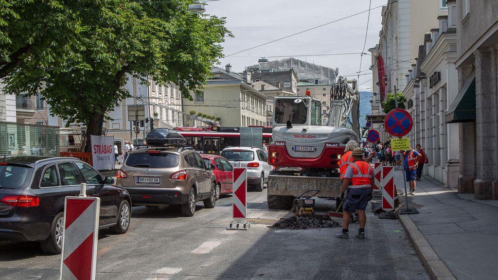 Letzte Arbeiten in der Schwarzstraße