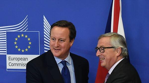 Cameron zu Besuch bei Junker in Brüssel