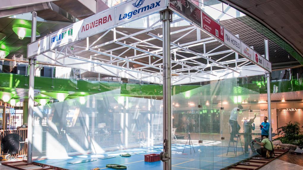 Aufbau Squash-Challenge