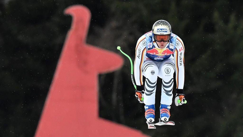 Abfahrtstraining in Kitzbühel