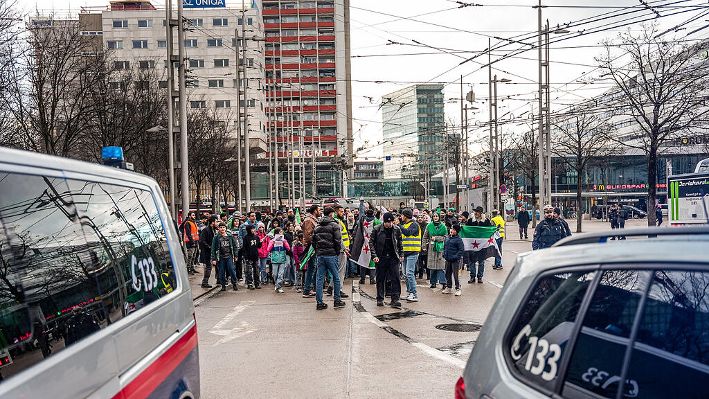 Demo Syrien Stadt Salzburg