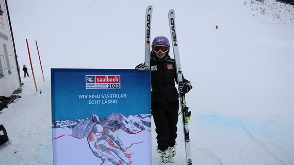 Anna Veith und Co. trainieren am Zwölferkogel.
