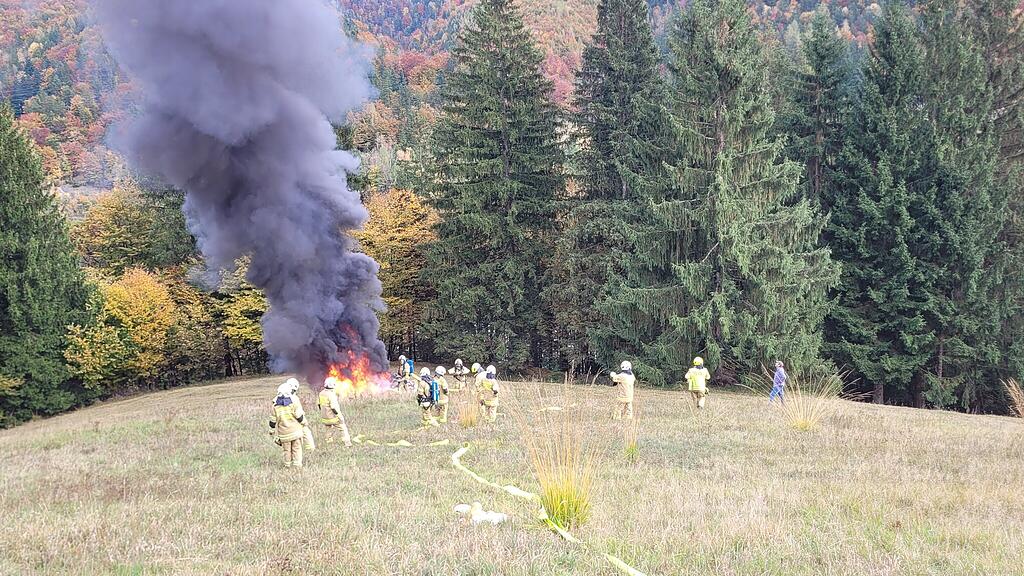 Traktorbrand in Oberalm