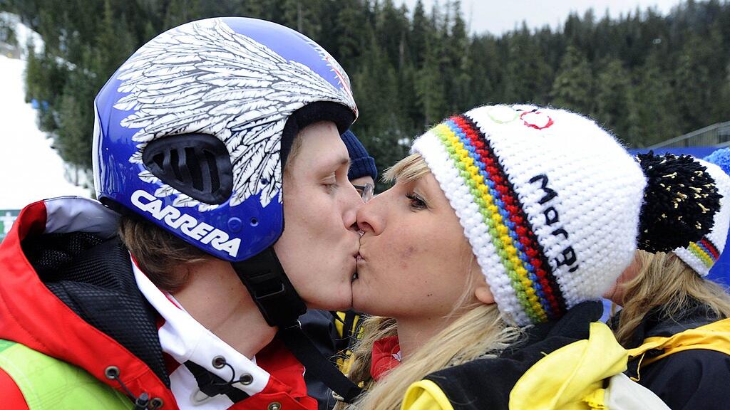 Thomas Morgenstern und seine jetzt Ex-Freundin Kristina im Februar 2010.