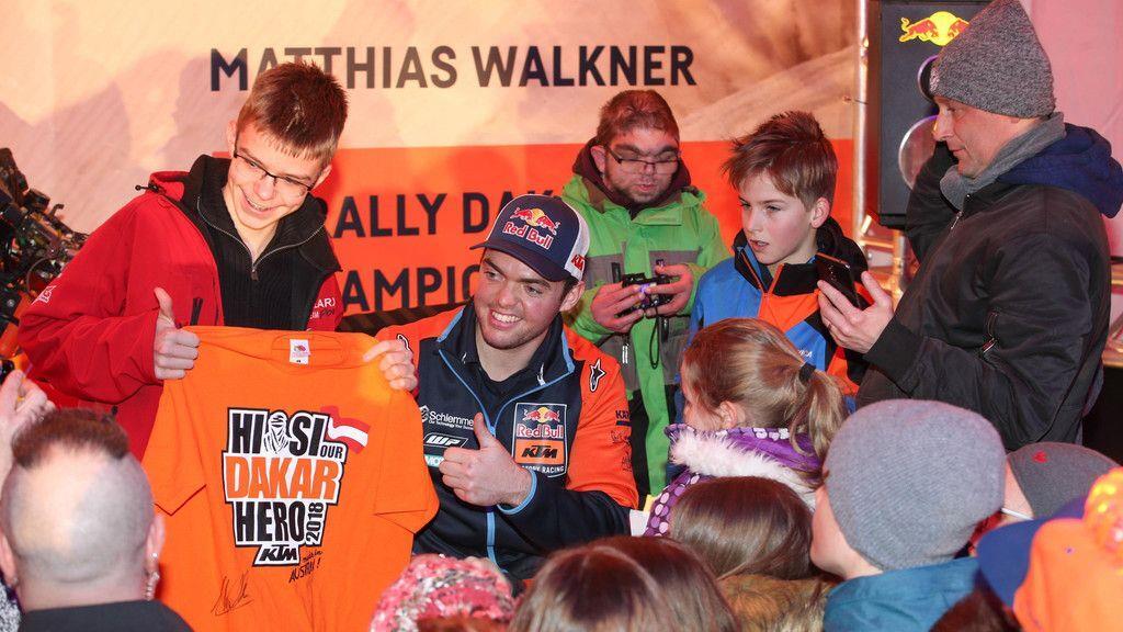 Dakar-Champion Matthias Walkner wird in Kuchl gefeiert II