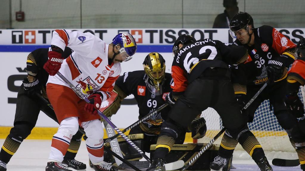 CHL-Achtelfinalhinspiel: Rouen vs. Salzburg 3:3