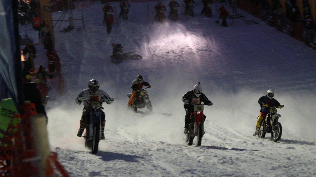 Snow Speedhill Race in Ried