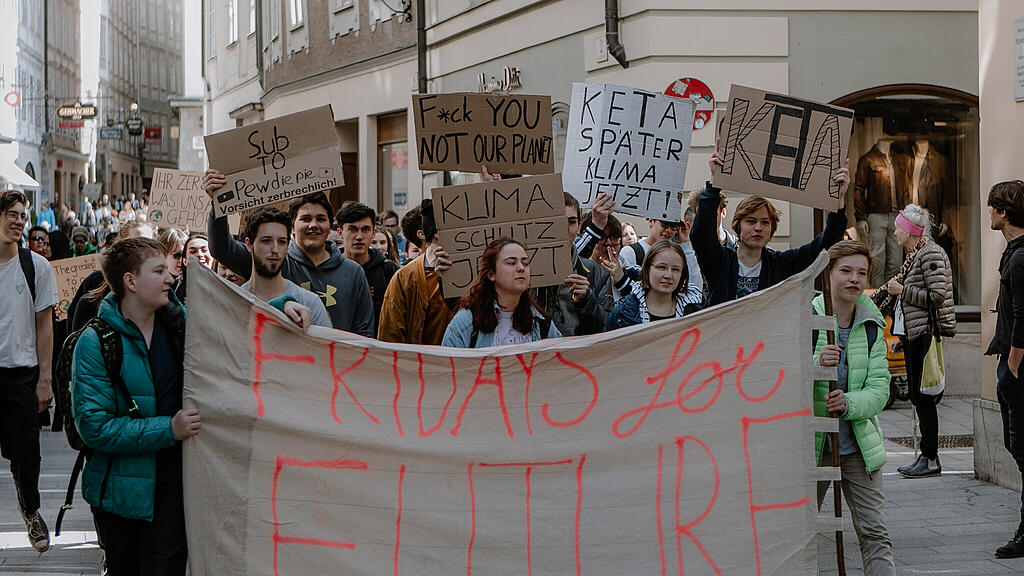 Klimastreik in Salzburg