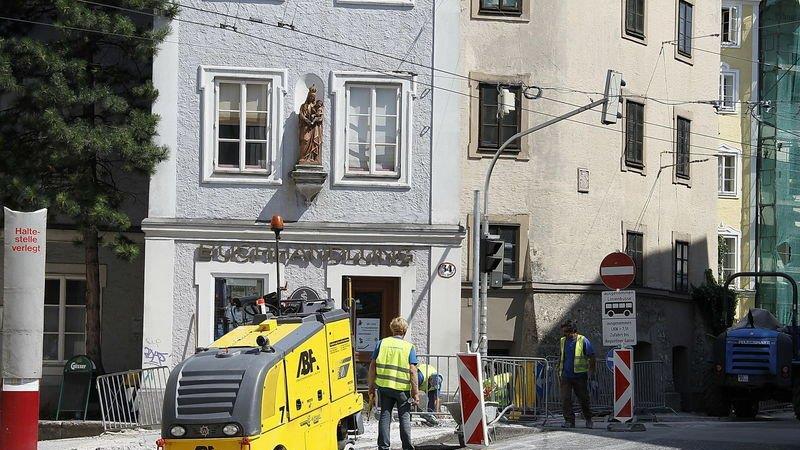Baustelle Müllner Hauptstraße