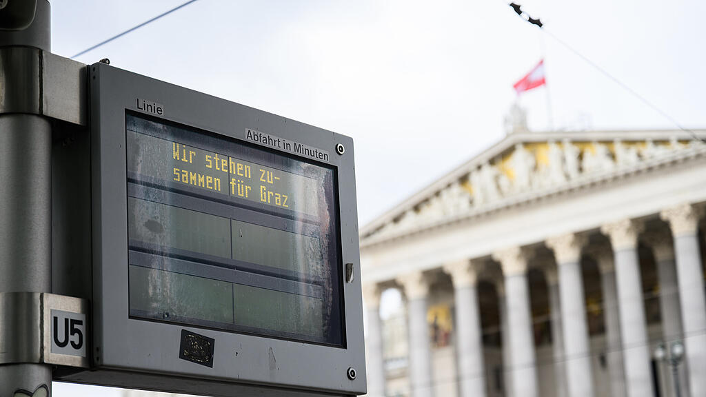Trauerminute in Österreich nach Amoklauf in Graz