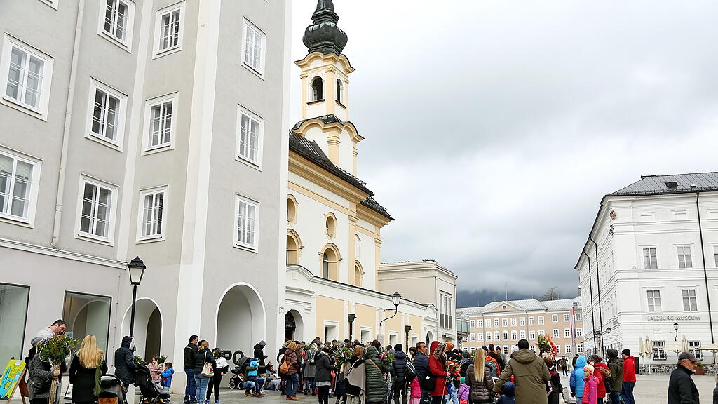 Palmbuschenweihe Dom und Michaelskirche