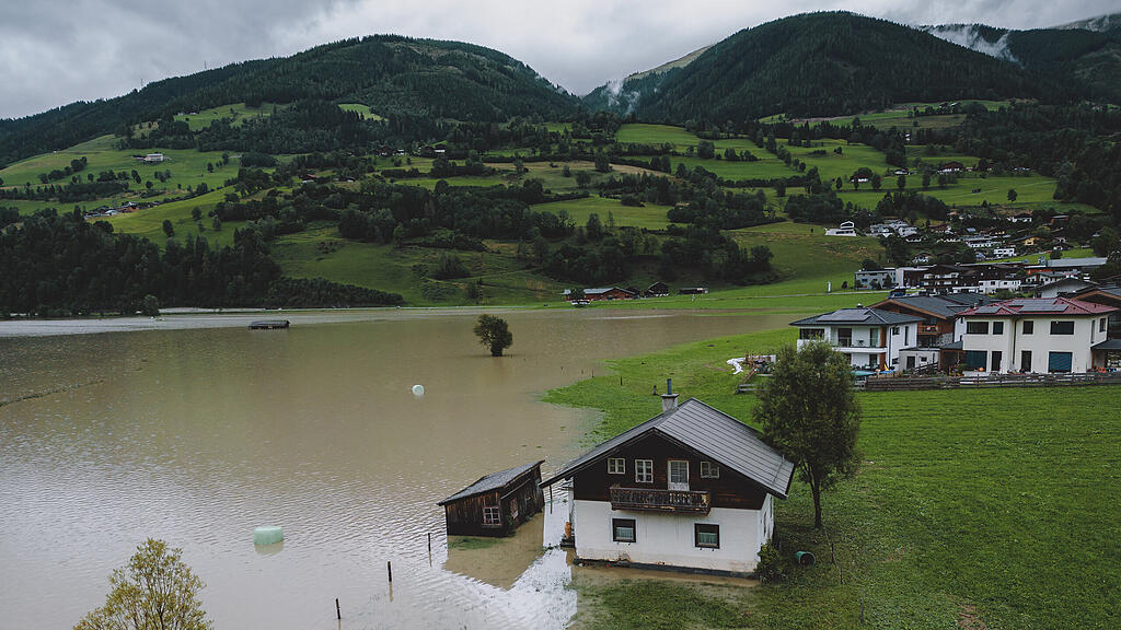 Hochwasser in Niedernsill