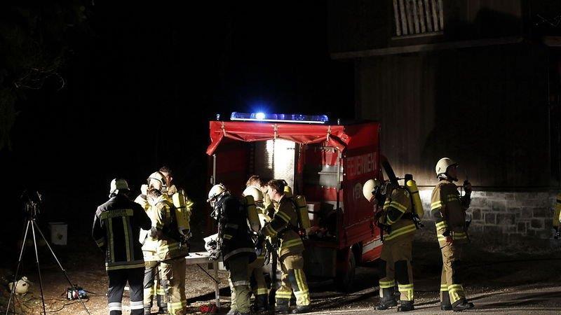 Dachstuhlbrand in Großgmain