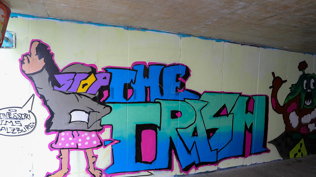 Graffiti in der Stadt Salzburg