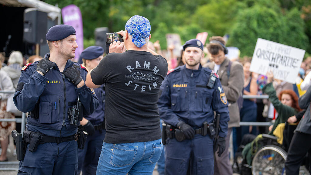 Rammstein-Protest in Wien