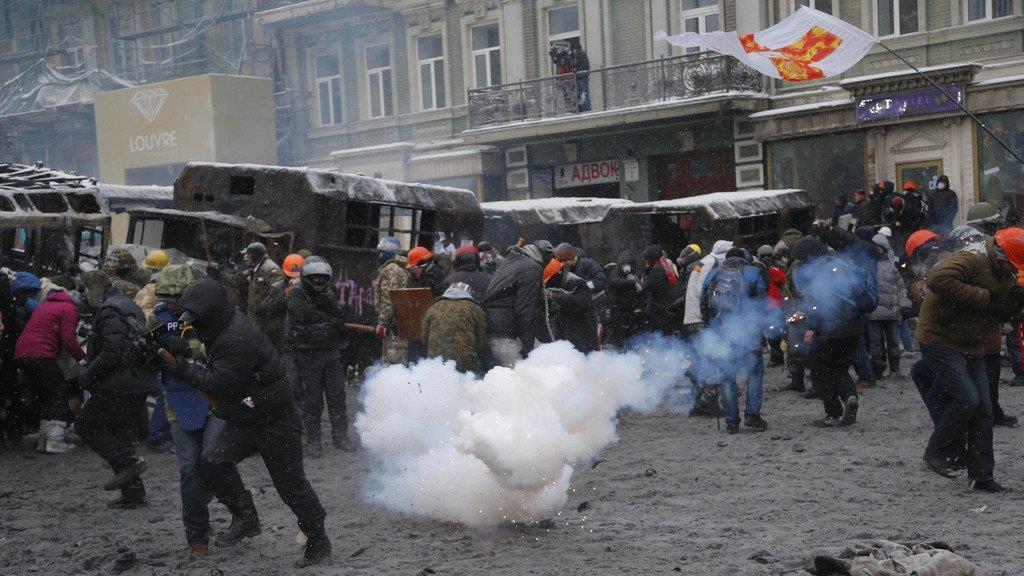 Kiew: Polizei erschießt zwei Demonstranten