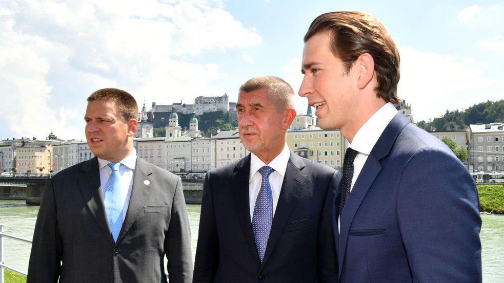 Kurz trifft Ratas und Babis in Salzburg