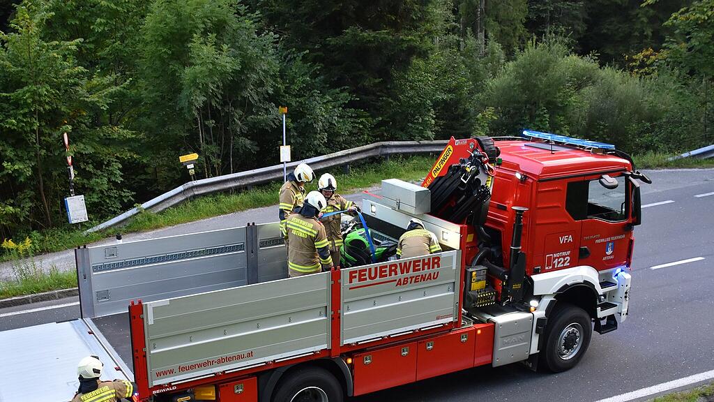 Motorradunfall Abtenau