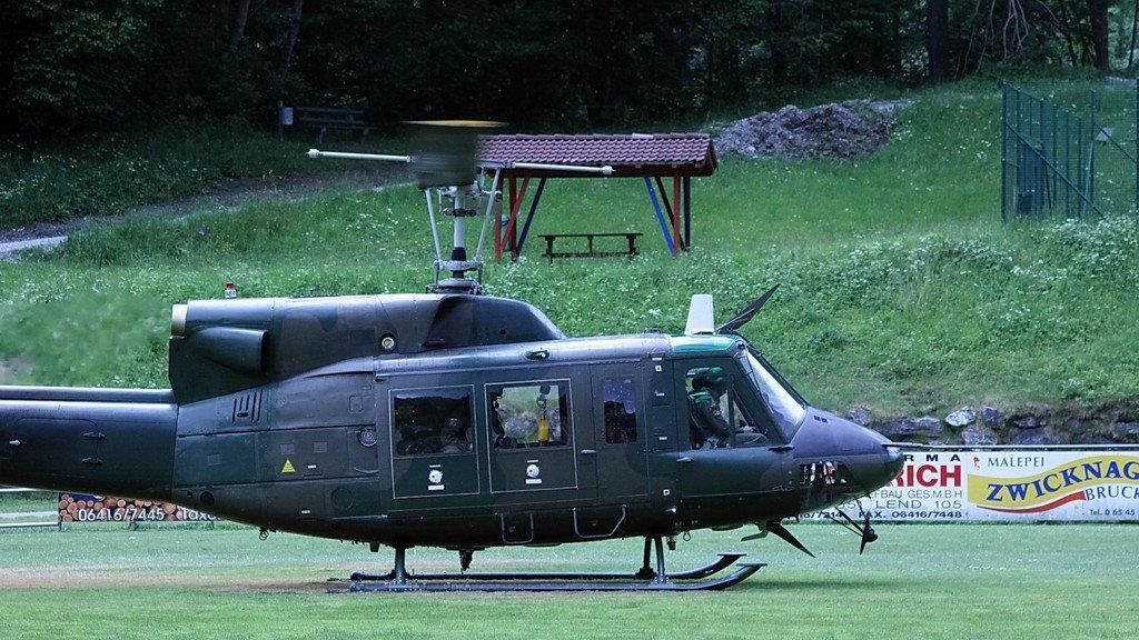 Hubschrauber im Einsatz