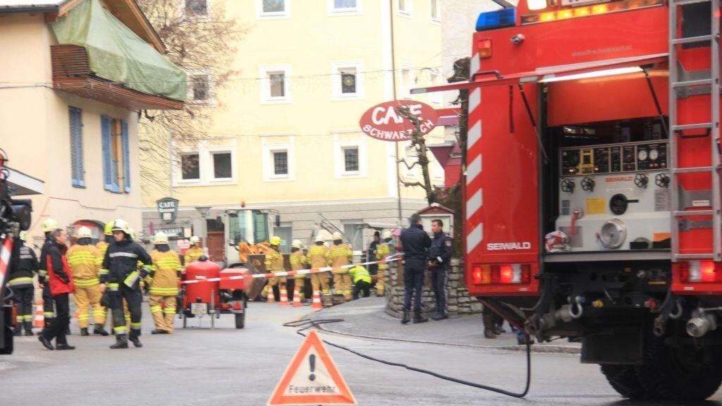 Die Feuerwehr stellte eine erhebliche Menge Gas in der Luft fest.