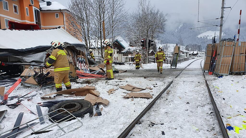 Zugunglück in Altenmarkt im Pongau am 23.3.2021
