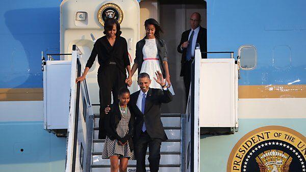 "Air Force One" setzte in Tegel auf