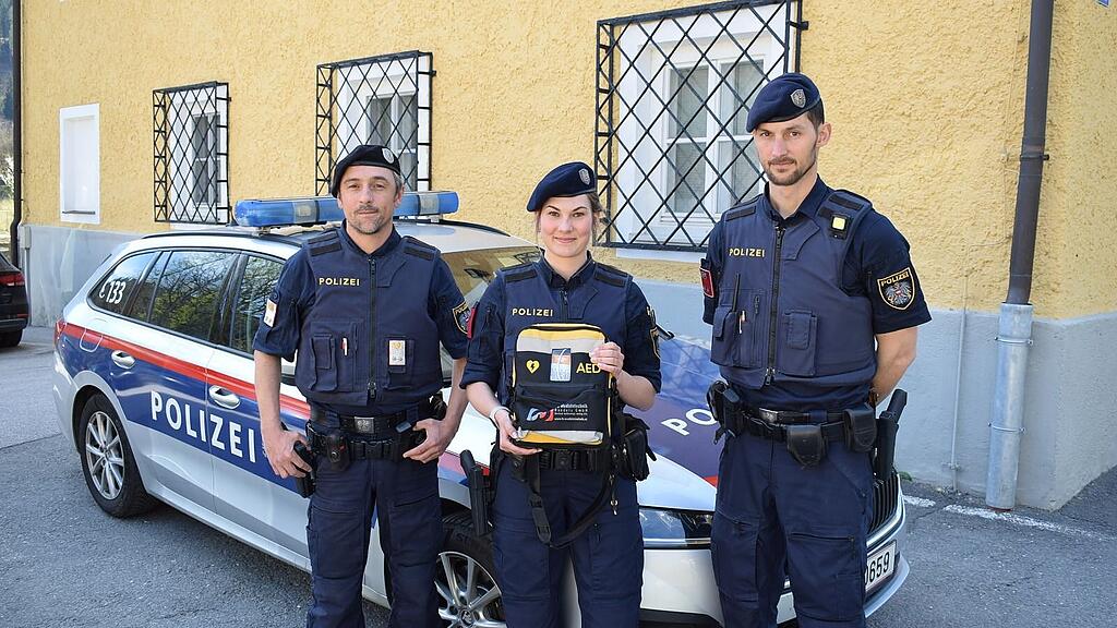 Polizei-Lebensrettung in Taxenbach