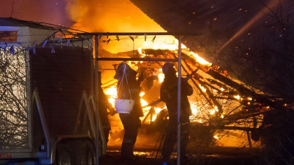 Großbrand bei Bauernhof in Seekirchen