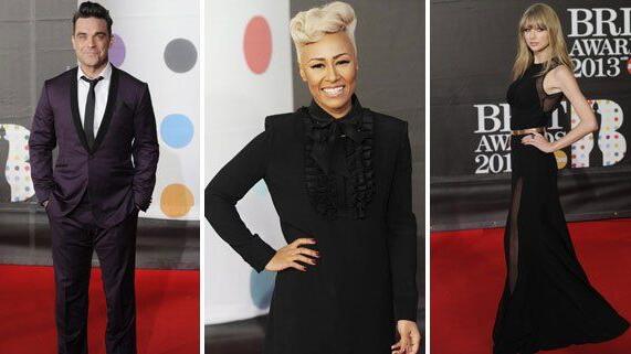 Die ganz großen Stars der Musikszene versammelten sich zu den Brit Awards in London.