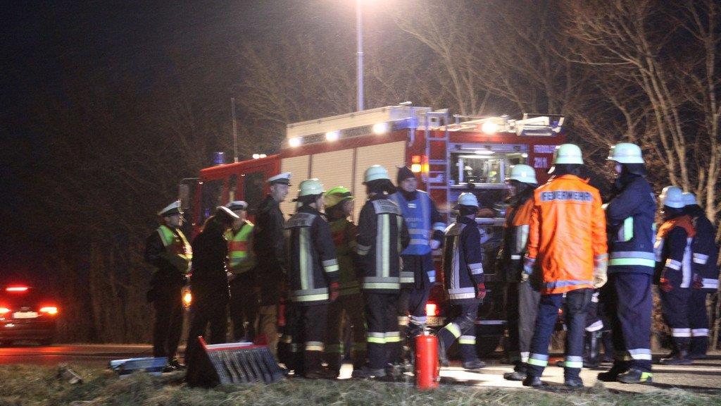 Fridolfing: Lkw umgekippt