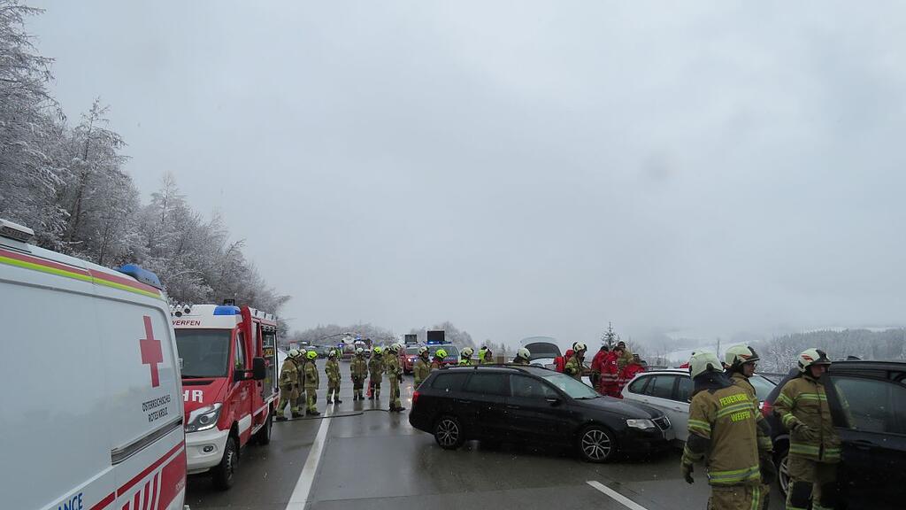 Unfall A10 Pongau