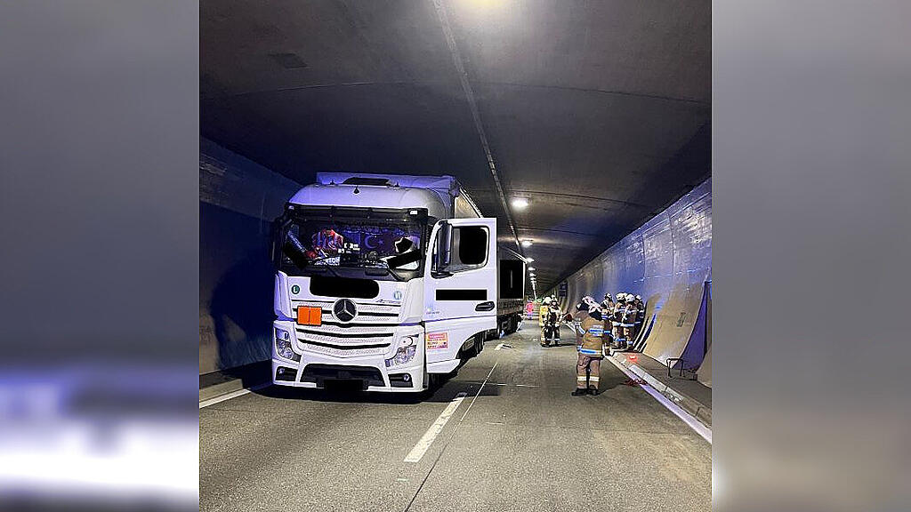 lkw-unfall tauerntunnel