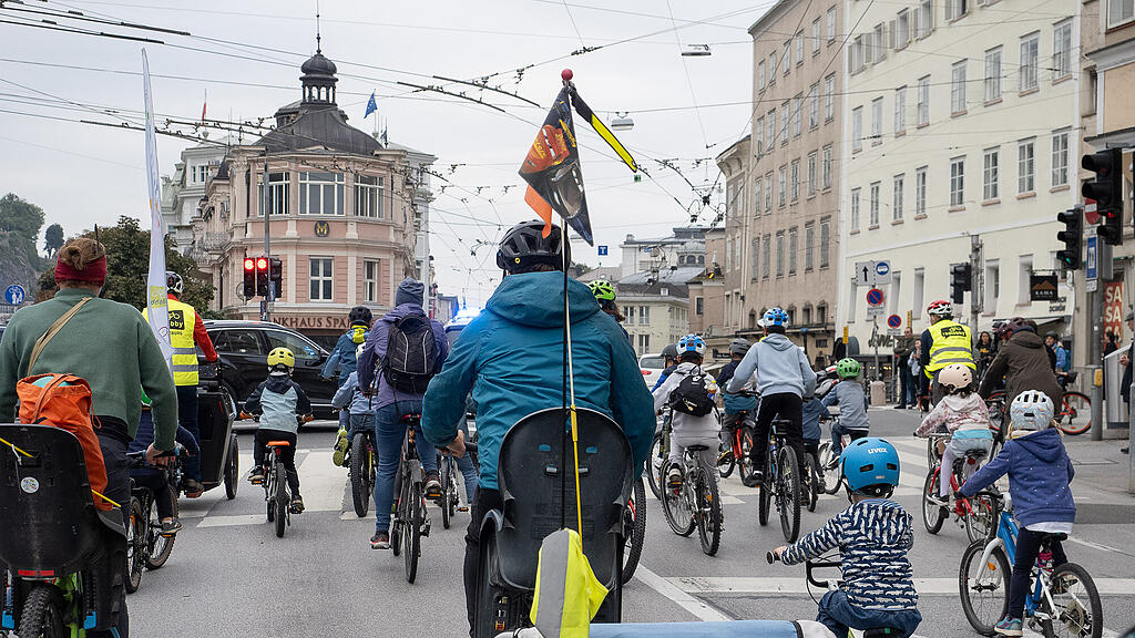 "Kidical Mass" in Salzburg