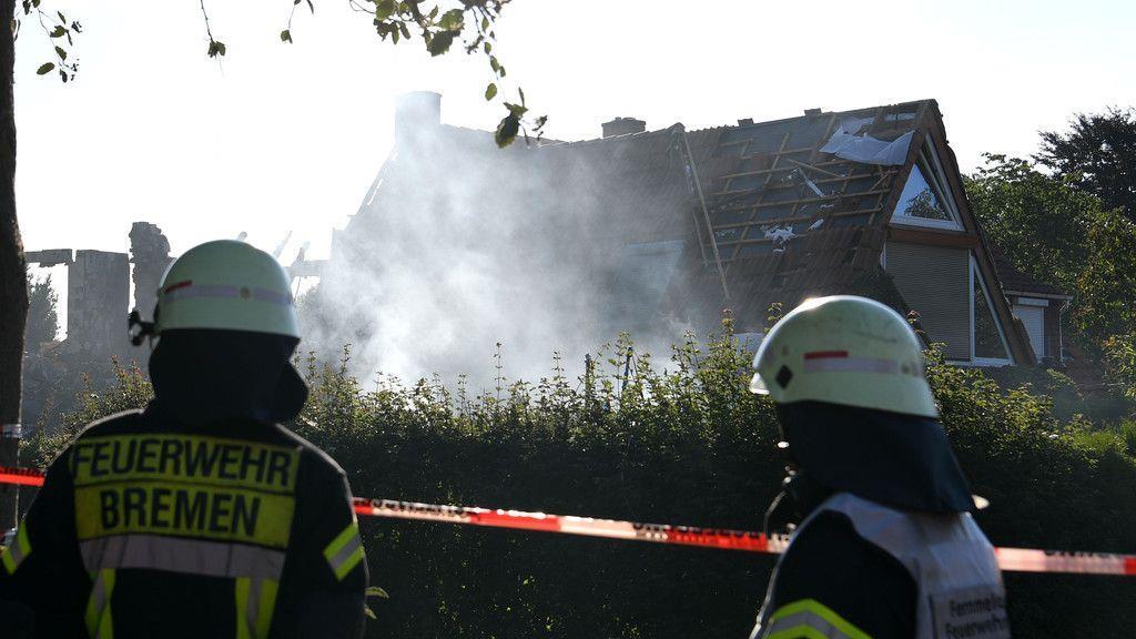 Tote bei Explosion in Bremer Reihenhaus