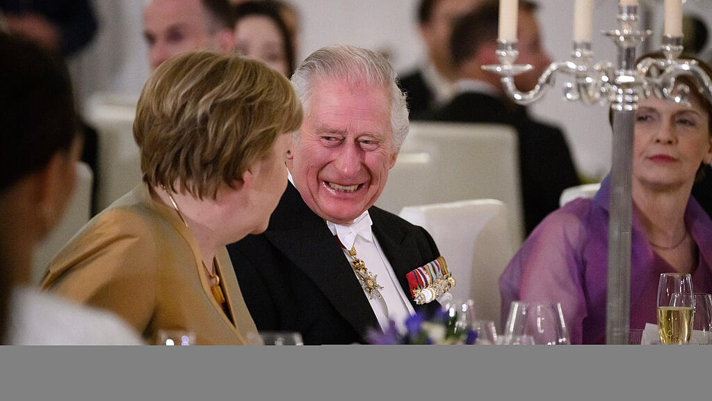 K\u00f6nig Charles III. und Camilla in Berlin