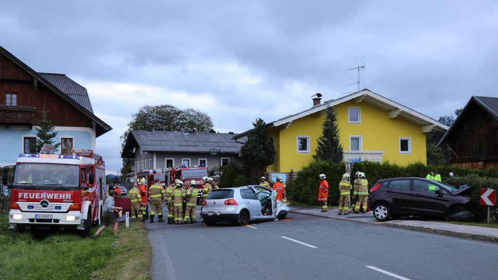 Frontalcrash auf L103 in Thalgau