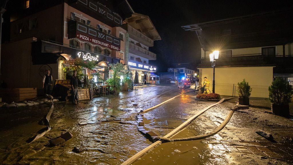 Schwere Unwetter: Bilder aus dem Glemmtal I