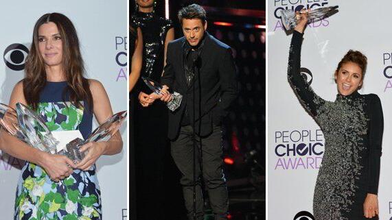 Die glücklichen Gewinner der People's Choice Awards 2014.