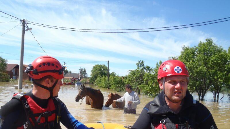 Wasserrettung Salzburg in Bosnien