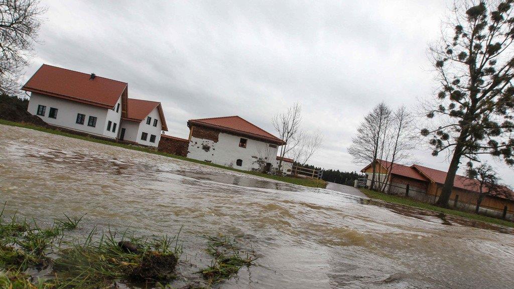 Überschwemmung im Innviertel