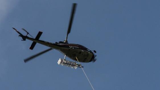 Einsatz auf der Bischofsmütze