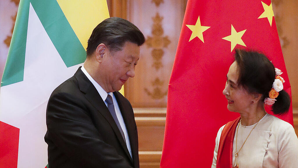 Xi Jinping hatte Aung San Suu Kyi besucht
