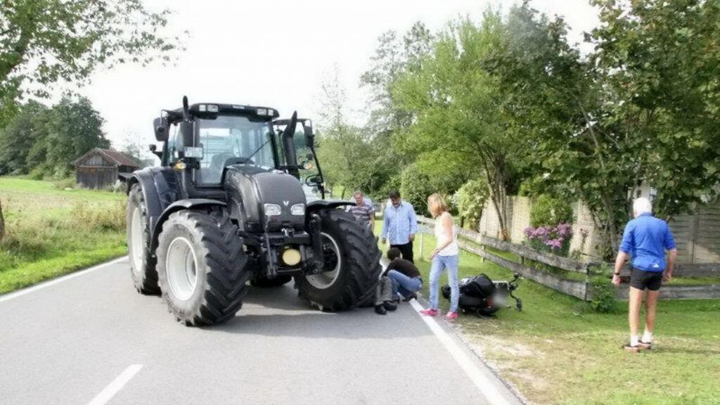Eine Krankenschwester der Kreisklinik Bad Reichenhall kam zufällig an der Einsatzstelle vorbei und leistete sofort Erste Hilfe.