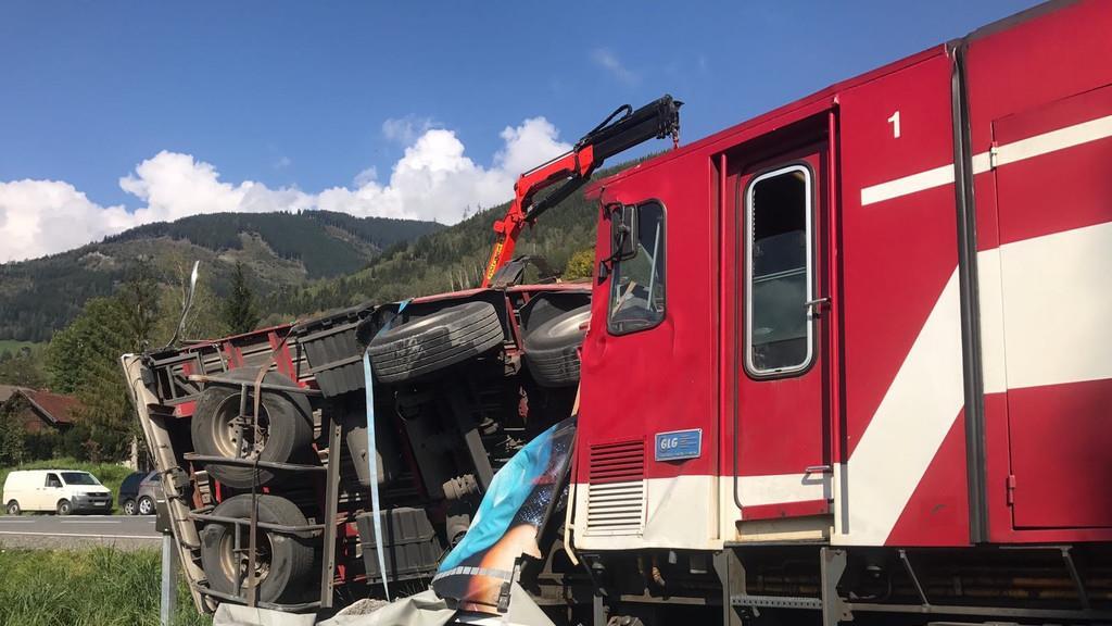 Pinzgaubahn entgleist: Weitere Bilder der Unfallstelle