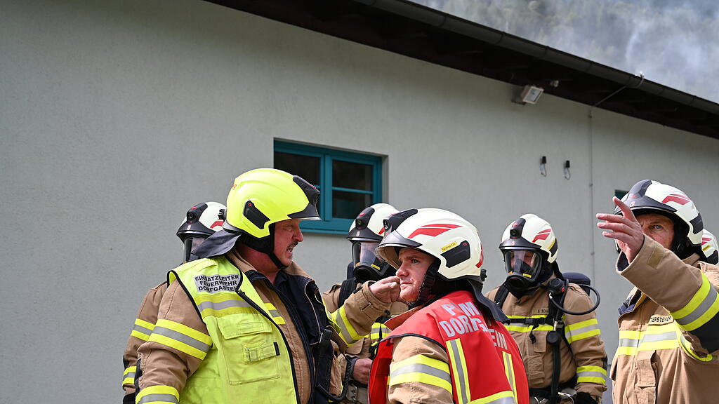 Großübung Feuerwehren Gasteinertal